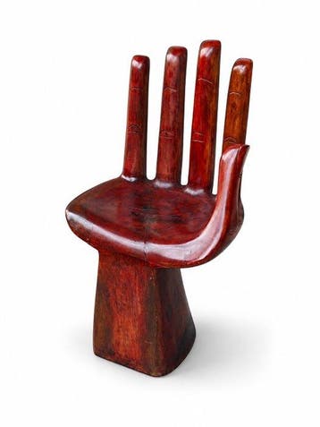 Stoel - Hout - Sedia Mano