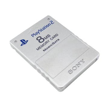 Sony PS2 8MB Memory Card Zilver (PS2 Accessoires), Games en Spelcomputers, Spelcomputers | Sony PlayStation 2, Ophalen of Verzenden