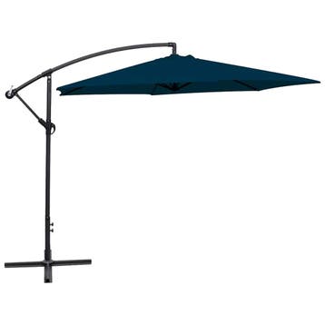 vidaXL Zweefparasol 3 m blauw, Verzenden