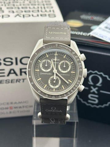 Omega x Swatch - Mission on Earth - Desert - Sans prix de, Nieuw