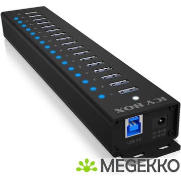 ICY BOX IB-HUB1717-U3 USB 3.2 Gen 1 (3.1 Gen 1) Type-A 5000, Verzenden