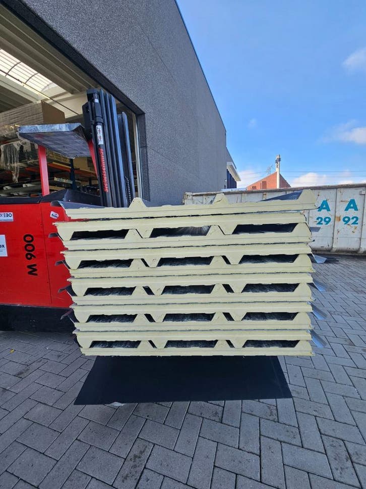Dakpanelen 40mm staal antraciet – direct leverbaar, Doe-het-zelf en Bouw, Platen en Panelen, Nieuw, Verzenden