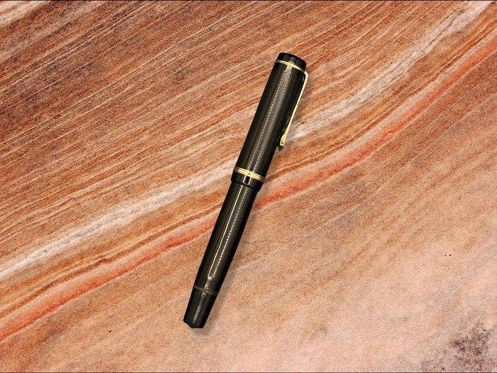 Osmia - Supra 744 A Chased Wave Pattern - 14K Gold Nib &, Collections, Stylos