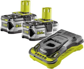Ryobi 18V Accu Set (2x) + Snellader | Tweede Kansje | OP..., Verzenden, Zo goed als nieuw