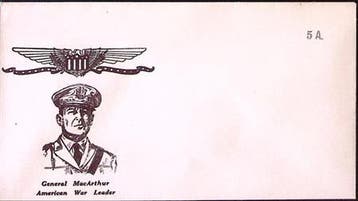 Amerikaanse envelop WWII (lijst optie), Verzenden