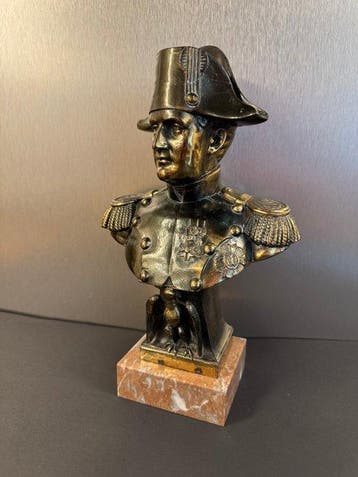 jourdan - Buste, Napoléon 1er - 28 cm - Marbre, Bronze,