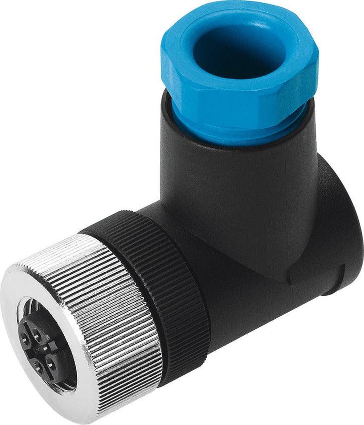 Festo Prise Mâle 4-Pins Forme A M12x1 IP67 - 18525, Bricolage & Construction, Outillage | Autres Machines, Envoi