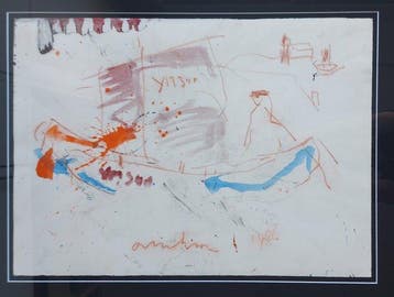Anton Heyboer (1924-2005) - Garnalen vissen, Antiek en Kunst, Kunst | Schilderijen | Modern