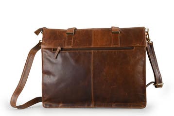 Manfield Handtas Cognac, Verzenden, Zo goed als nieuw