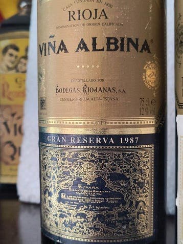 1975, 1982, 1988, 1987 Bodegas Riojanas, Viña Albina - Rioja, Nieuw