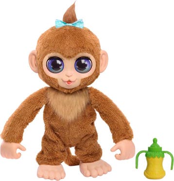 FurReal Aap 38cm 100+ reacties | Retour deal | Nu extreem..., Kinderen en Baby's, Speelgoed | Knuffels en Pluche, Verzenden, Zo goed als nieuw