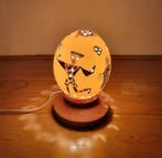 Lampe de table - Lampe avec un œuf dautruche comme, Antiquités & Art
