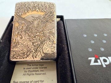 Zippo - Ave Fenix - Zakaansteker - Chrome, Nieuw