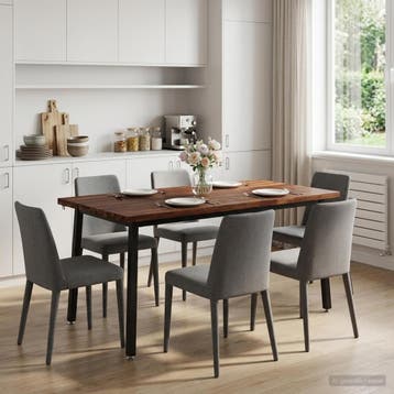 vidaXL Vierkante Eettafel 160 x 80 x 75 cm Massief Acacia, Verzenden