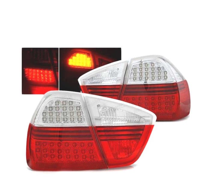 Feux Arrière Pour Bmw E90 05-08 Led Rouge Blanc, Autos : Pièces & Accessoires, Éclairage, Envoi