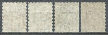 Italiaans Eritrea 1916 - Rode Kruis, complete serie van 4, Gestempeld