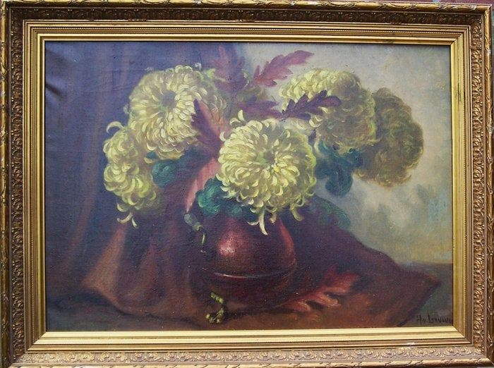 Henk van Leeuwen van Oudewater (1890-1972) - Stilleven met, Antiek en Kunst, Kunst | Schilderijen | Klassiek