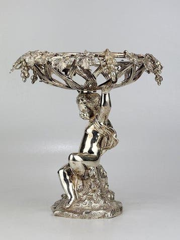 E.G. Webster & Son - Plateau - métal plaqué argent - Tazza