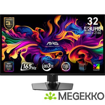 MSI MAG 322UP E16 32  4K UHD 165Hz QD-OLED Gaming Monitor, Verzenden