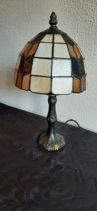 Lamp - Glas, Lood, Brons