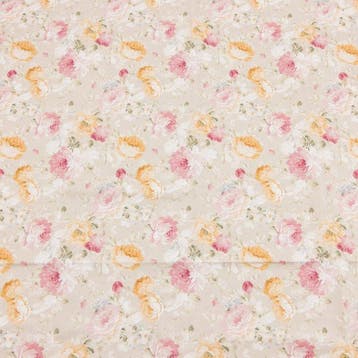 BA233 - Sprei met bloemen - Klaar voor gebruik - Roze, Geel,