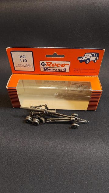 Roco minitanks 119 Schwere Feld-haublitze M1/M115, Verzenden, Overige typen