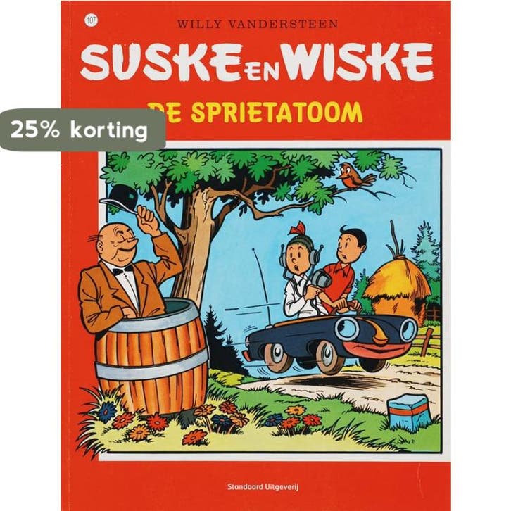 De sprietatoom / Suske en Wiske / 107 9789002112461, Boeken, Stripverhalen, Gelezen, Verzenden