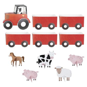Tafeldecoratie Tractor 11 delig, Verzenden
