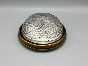 Cristalmet S.L. - Plafondlamp - Messing, Glas - Art deco