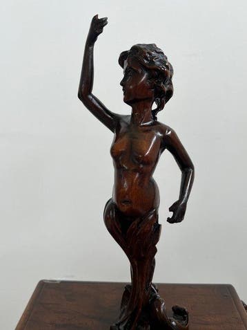 Bureau - Hout, Leder, Legering - Vrijheid