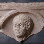 Het oude Rome Sarcófagusfragment met Spaanse, Verzamelen