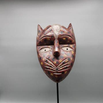 Luipaardmasker - clown - Bozo - Mali (Zonder minimumprijs)