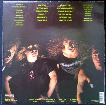 Nuclear Assault - Handle With Care (UK 1989 original LP) -