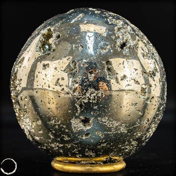 Topkwaliteit natuurlijk gouden pyriet Sphere- 1460.25 g