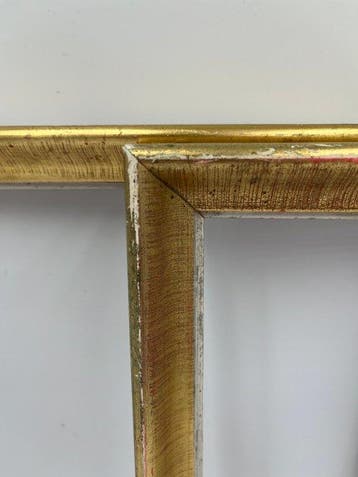 Lijst (2) - Hout - Paar gouden lijsten