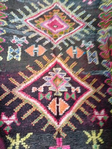 Tapis Boujad marocain de style moderne du milieu du siècle -, Maison & Meubles