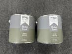 Veiling - 2x Moodpaints muurverf betonlook Army Green 2,5L