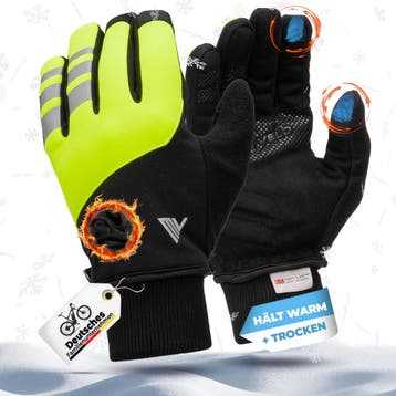 2dekans | MIVELO heren fiets handschoenen winter - thermo, Ophalen of Verzenden, Nieuw