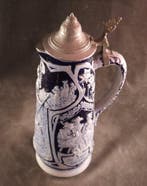 Grote decoratieve vintage - Bierpul - Keramiek, Antiek en Kunst