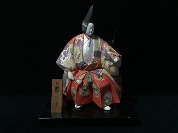 Fine Japanese Hakata Doll by Zengo Osofugawa - Noh Theater