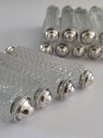Messensteun (13) - zilver - kristal
