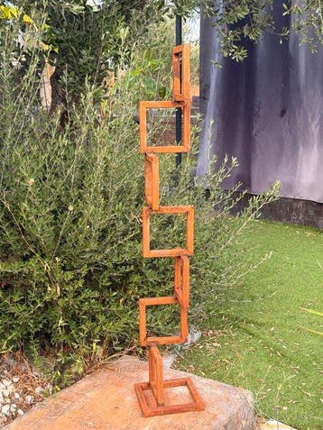 Ana Lucia B.M - Sculpture Corten - XL - No Reserve