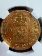 Nederland. Willem I. 10 Gulden 1823 MS61