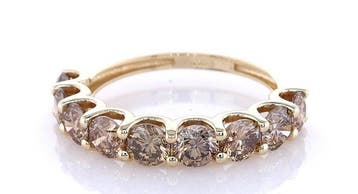Zonder minimumprijs - Ring - 14 karaat Geel goud - 2.11ct.