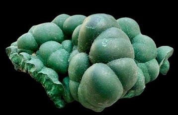 Grote botryoïde malachiet Goud nugget - Hoogte: 5 cm -