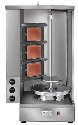 Shoarma-Grill | Gas | 9.9kW | 3 Branders (Infrarood) |, Zakelijke goederen, Horeca | Keukenapparatuur, Nieuw in verpakking, Verzenden