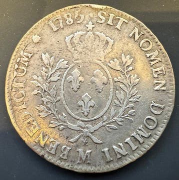 Frankrijk. Louis XVI (1774-1792). Ecu 1785-M, Toulouse
