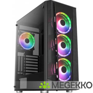 Aerocool Prism ARGB Zwart, Verzenden