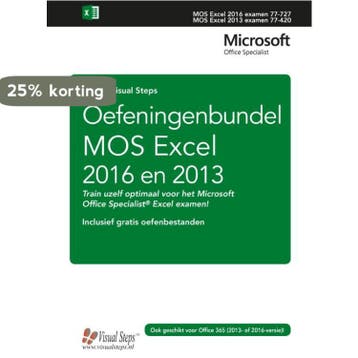 Oefeningenbundel MOS Excel 2016 en 2013 basis 9789059055926, Verzenden