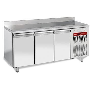 Wand diepvriestafel, geventileerd, 3 deuren GN 1/1, 405 lite, Verzenden